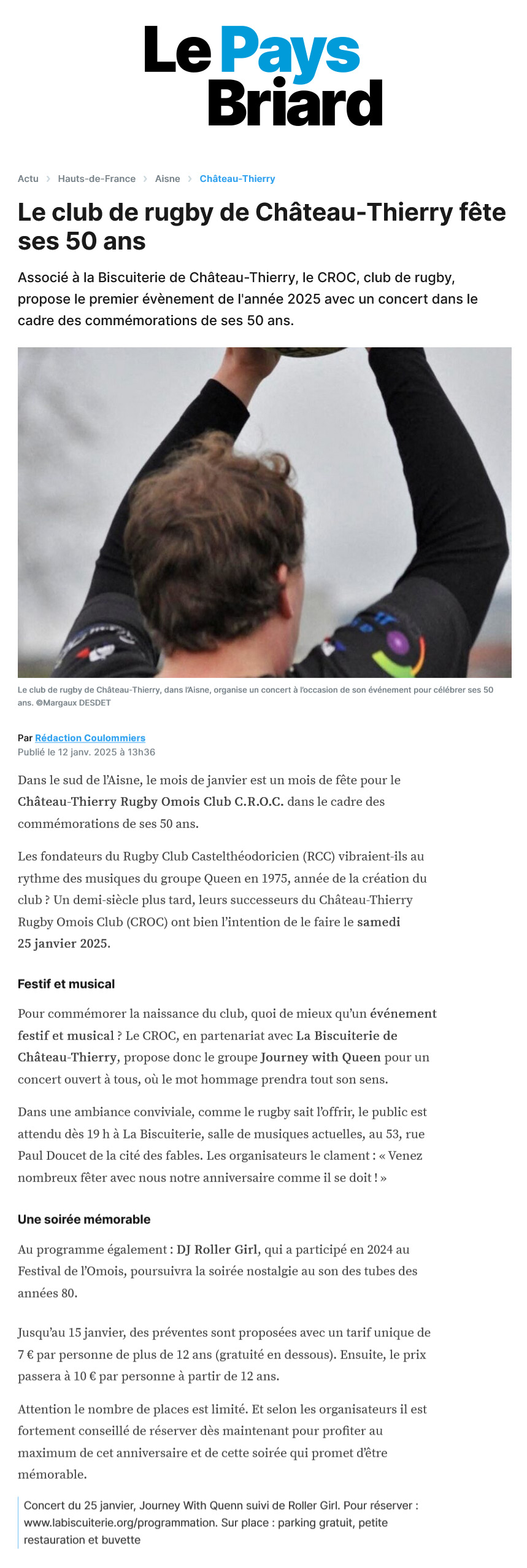 Le Pays Briard - 12 janvier 2025